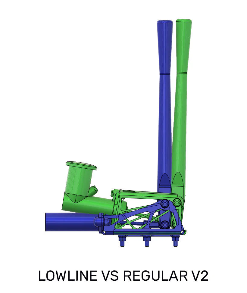 Lowline Hydraulic e-brake assembly + handle - Image 9