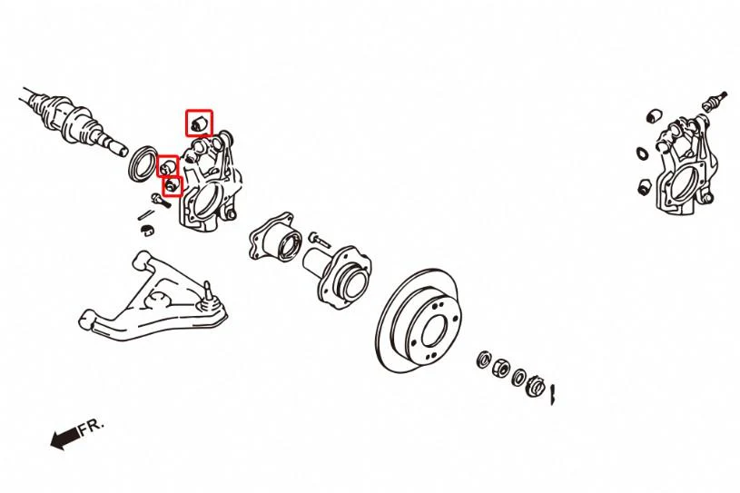 Polyurethane 240sx/Skyline Rear Knuckle bushings (pair) - Image 5