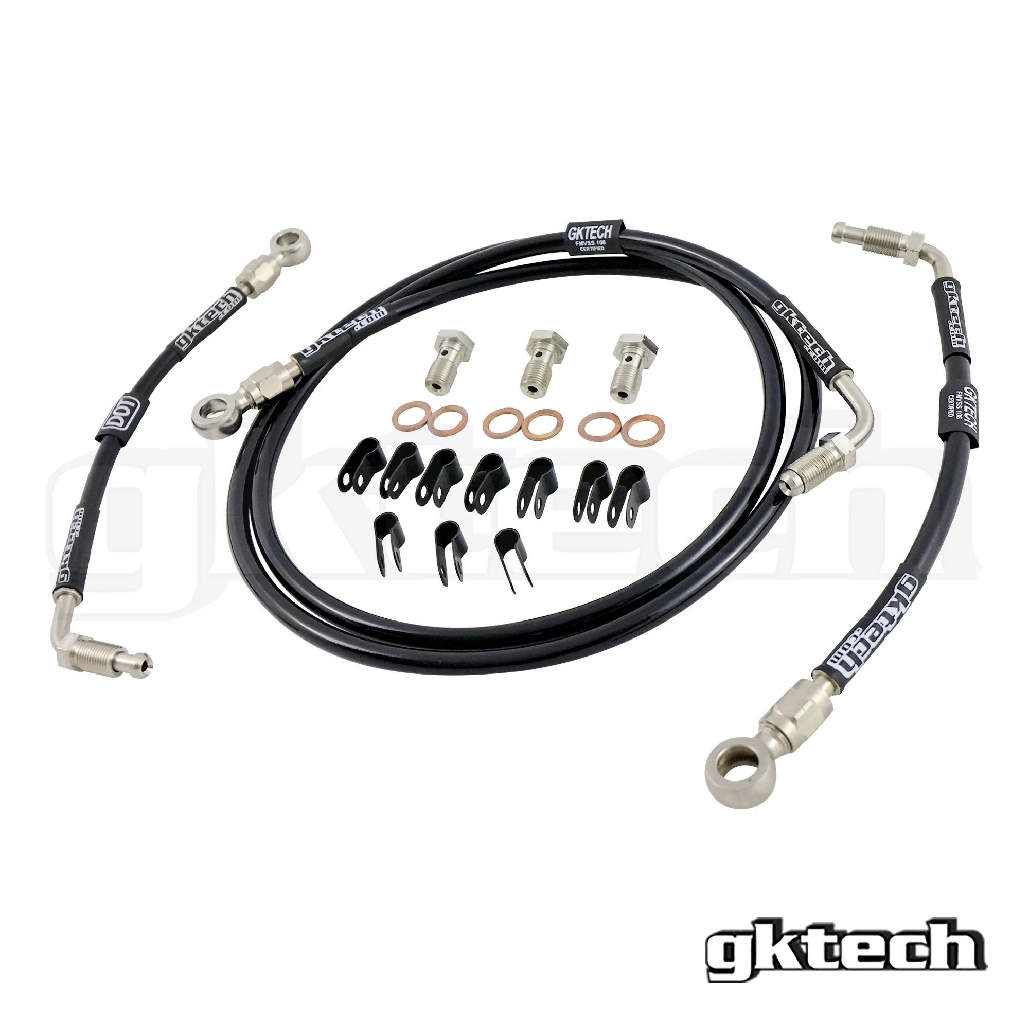 R32 GTR/ GTS-4 Engine Bay Brake Line Delete Kit - Image 3