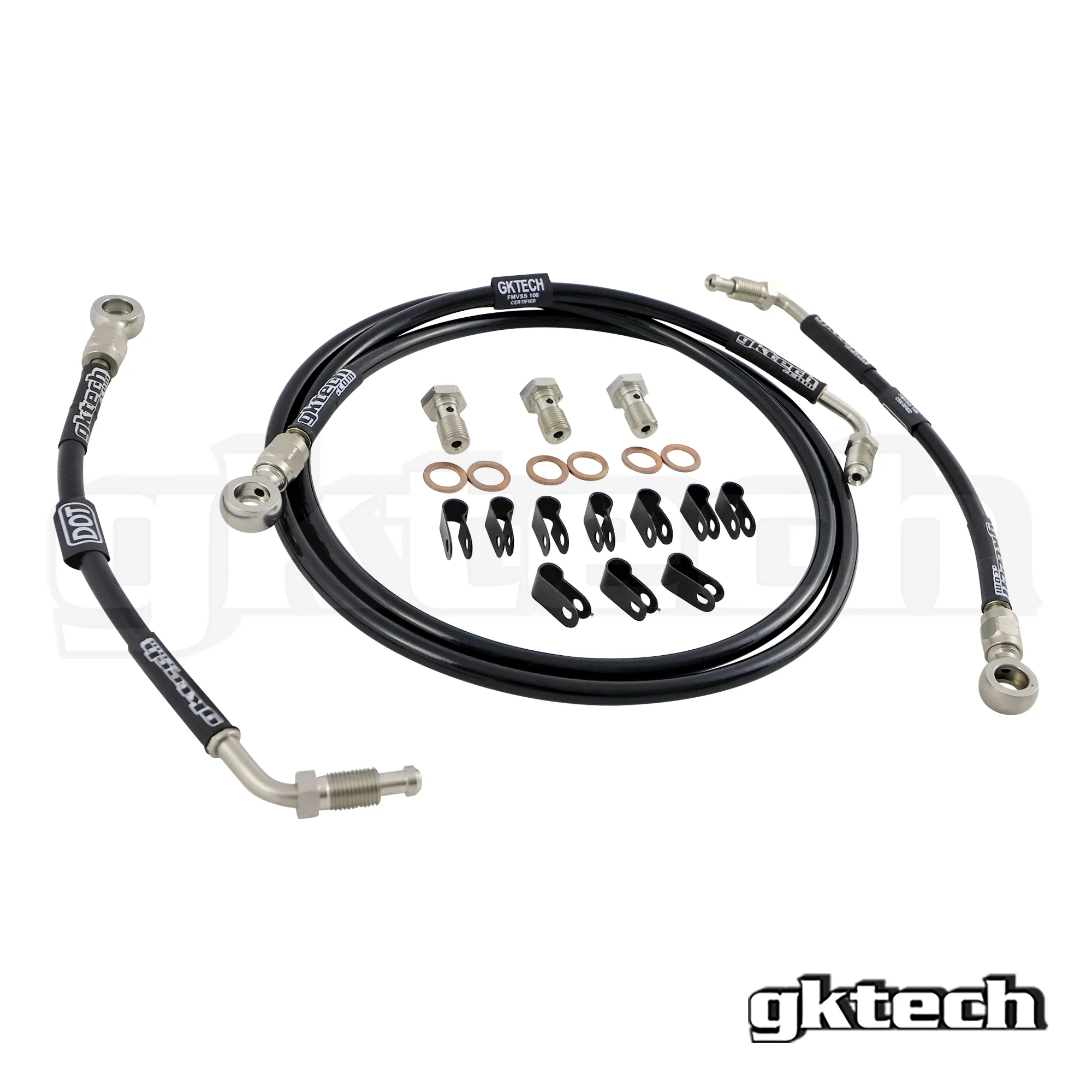 R32 GTR/ GTS-4 Engine Bay Brake Line Delete Kit - Image 4