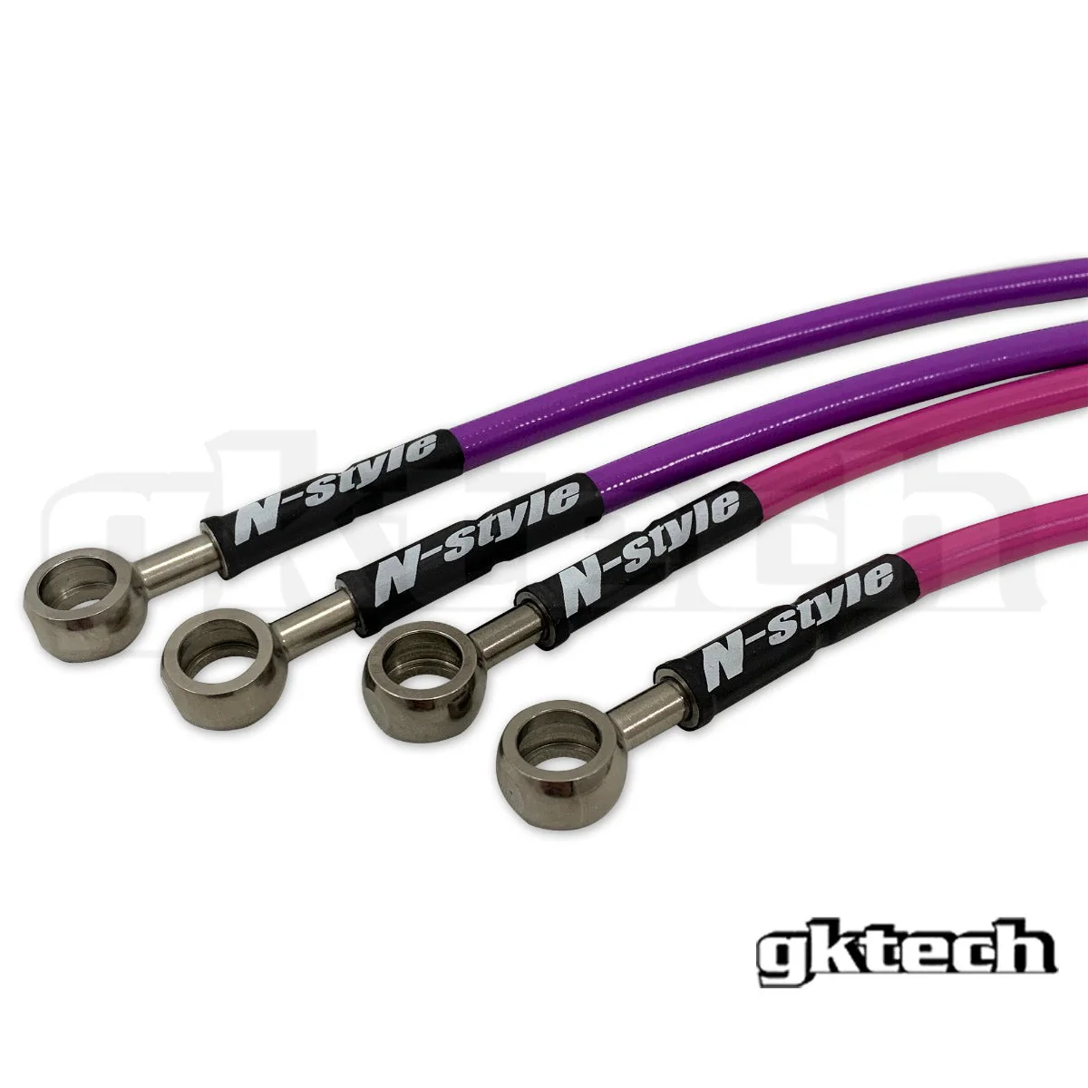 N-Style S14 240sx/S15 Silvia braided brake lines - Image 4