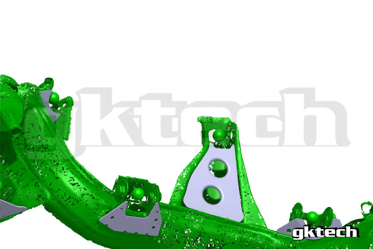 V2 S14 240sx /S15 Silvia subframe weld in reinforcement plates - Image 5