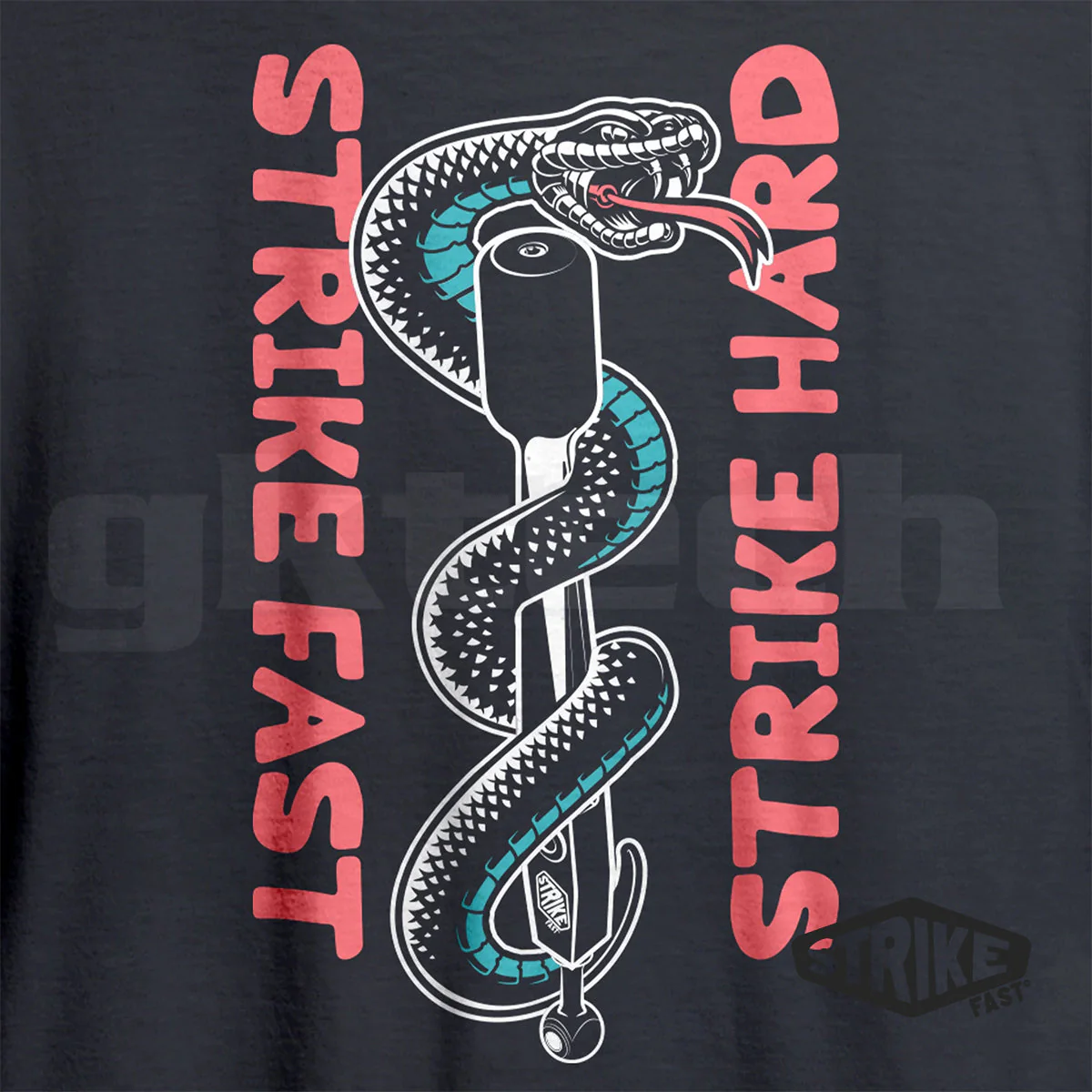 Strike Fast - strike hard - crew neck T-shirts - Image 4
