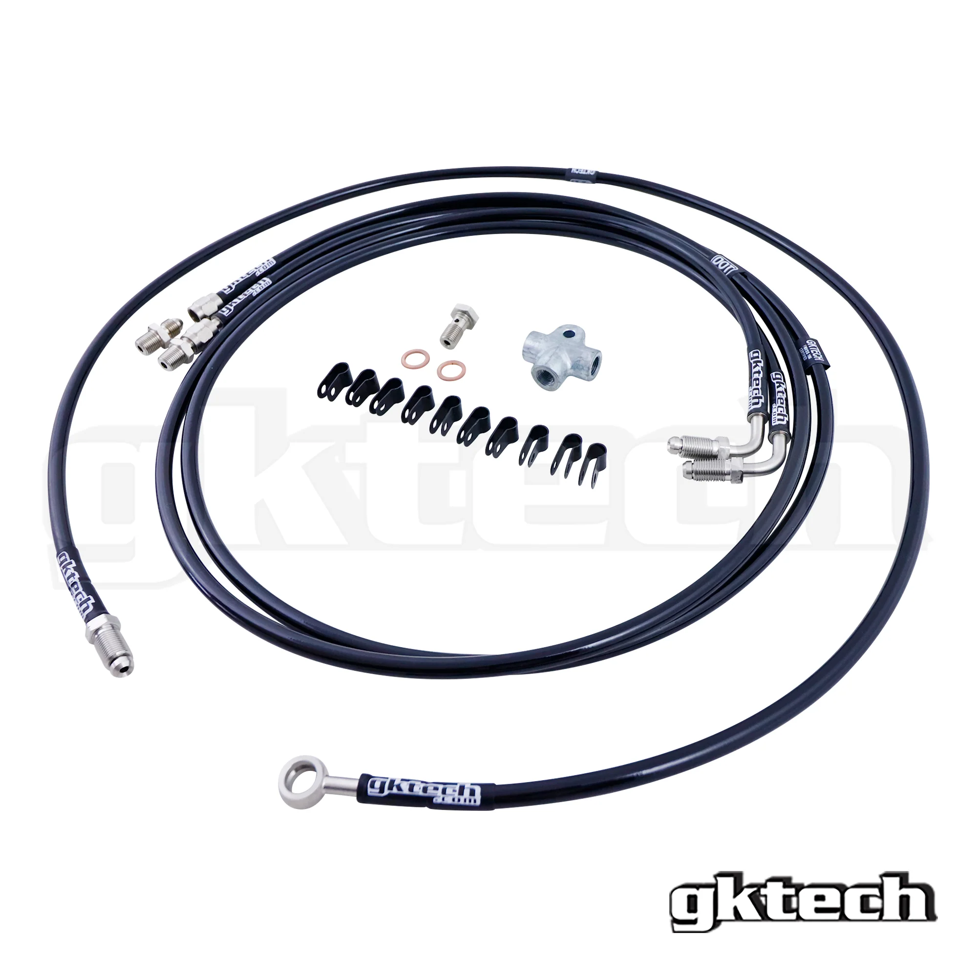 Toyota JZX Wilwood Stand Alone SS Braided Brake Line Kit - Image 2
