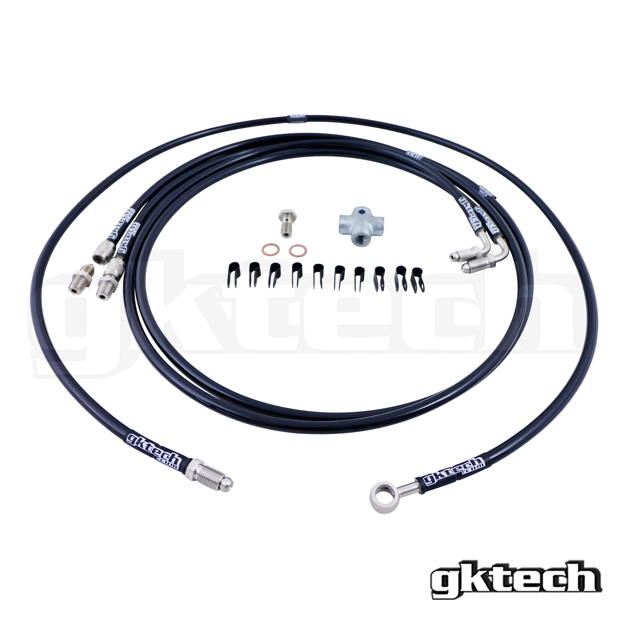 Toyota JZX Wilwood Stand Alone SS Braided Brake Line Kit - Image 3
