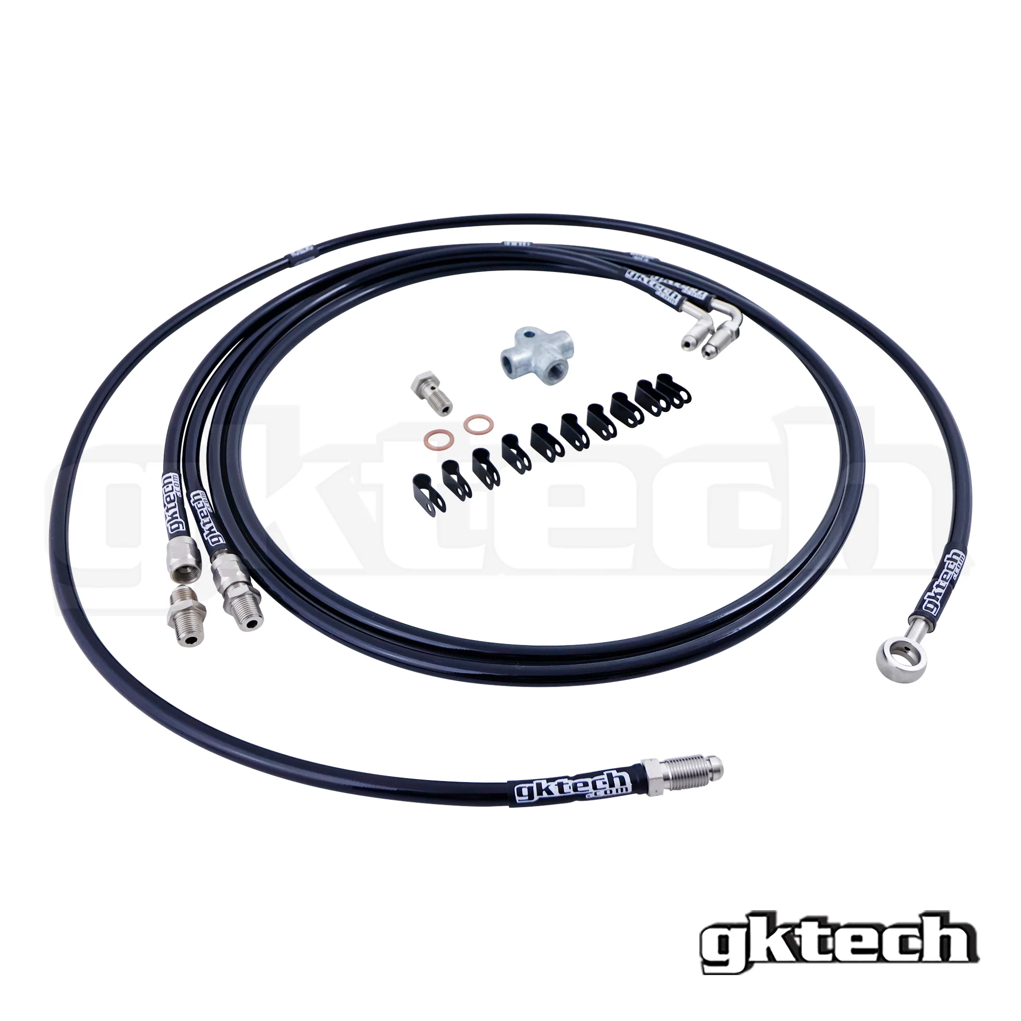 Toyota JZX Wilwood Stand Alone SS Braided Brake Line Kit - Image 4