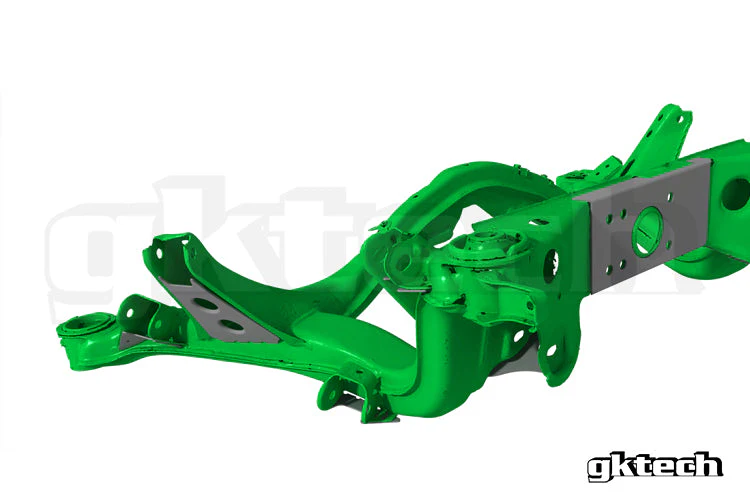 V2 S13 240sx/R32 GTS-T Skyline subframe weld in reinforcement plates - Image 6