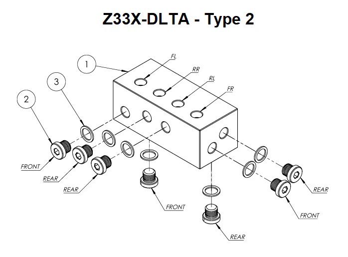 Z33 350Z/G35 ABS Delete Manifold - Type 2 - Image 7