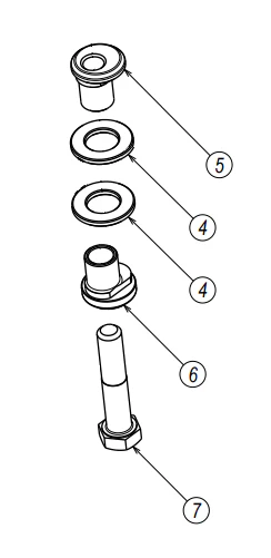Z34 370z/FR-S/GR86/BRZ Ackerman Insert Assembly - Image 3