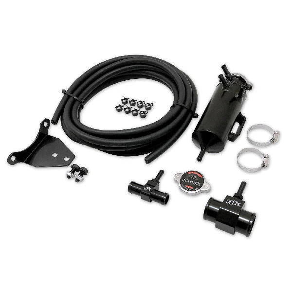 Z34 370z Non Pressurized Bolt on Coolant Swirl Pot Setup